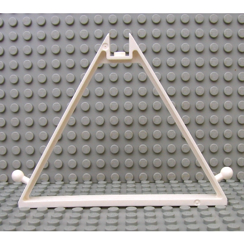 Belville, Zeltgestell 1 × 12 × 8 Dreieck mit versenkter Noppe oben, Anhängerkupplung an den Seiten