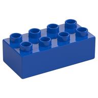 Duplo Brick 2 × 4 Blue