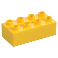 Duplo Brick 2 × 4 Yellow
