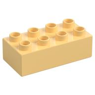 Duplo Stein 2 × 4 Hellgelb