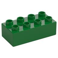 Duplo Stein 2 × 4 Grün