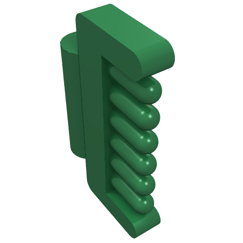 Belville, Animal / Creature Accessory, Horse Comb Green