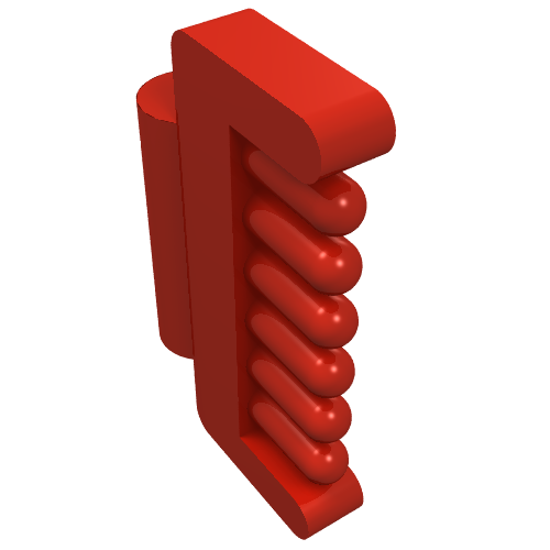 Belville, Animal / Creature Accessory, Horse Comb Red
