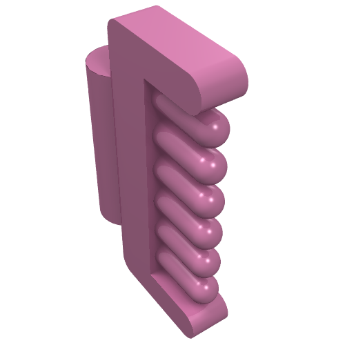 Belville, Animal / Creature Accessory, Horse Comb Dark Pink