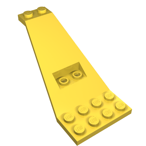 Wing Plate Bi-level 8 × 4 and 2 × 3 1/3 Up Gelb