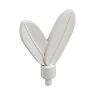 Headwear Accessory Plume / Feathers with Pin Weiß