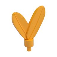 Headwear Accessory Plume / Feathers with Pin Bright Light Orange