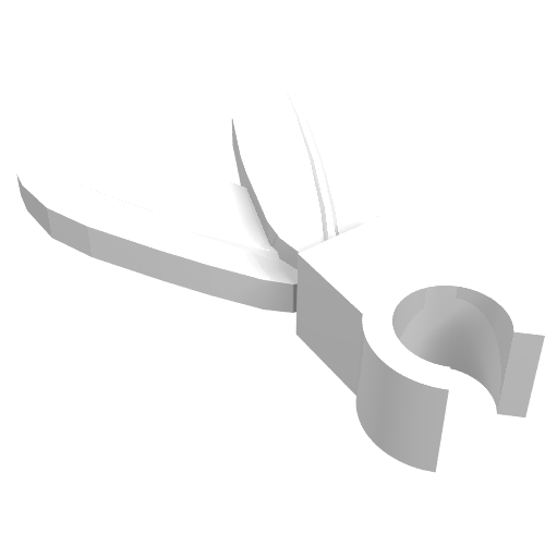 Plume / Feathers with Clip White