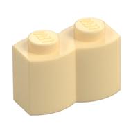 Brick Special 1 × 2 Palisade [aka Log] Tan