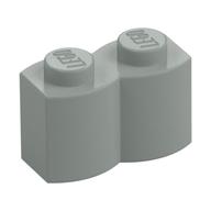 Brick Special 1 × 2 Palisade [aka Log] Hellgrau