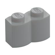 Brick Special 1 × 2 Palisade [aka Log] Hellblaugrau