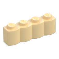 Brick Special 1 × 4 Palisade [aka Log] Tan