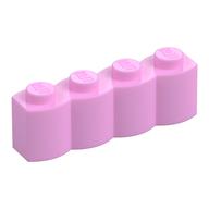 Brick Special 1 × 4 Palisade [aka Log] Bright Pink