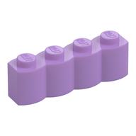 Brick Special 1 × 4 Palisade [aka Log] Mittellavendel
