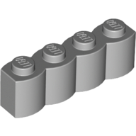 Brick Special 1 × 4 Palisade [aka Log] Light Bluish Gray