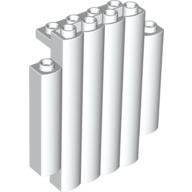 Panel 2 × 6 × 6 Log Wall [Palisade] Weiß