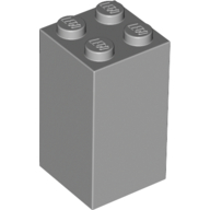 Brick 2 × 2 × 3 Light Bluish Gray