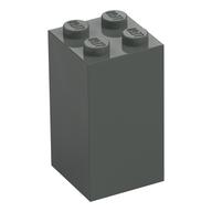 Stein 2 × 2 × 3 Dunkelgrau