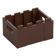 Box / Crate with Handholds 3 × 4 × 1 2/3 Brown