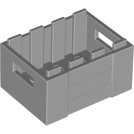 Box / Crate with Handholds 3 × 4 × 1 2/3 Hellblaugrau
