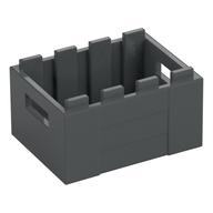 Box / Crate with Handholds 3 × 4 × 1 2/3 Dark Bluish Gray