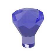 Rock 1 × 1 Jewel / Gem 24 Facet Trans-Purple