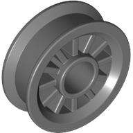Wheel Spoked 2 × 2 with Pin Hole Dark Bluish Gray
