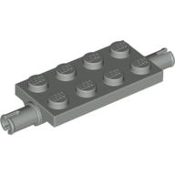 Plate Special 2 × 4 with Pins Light Gray