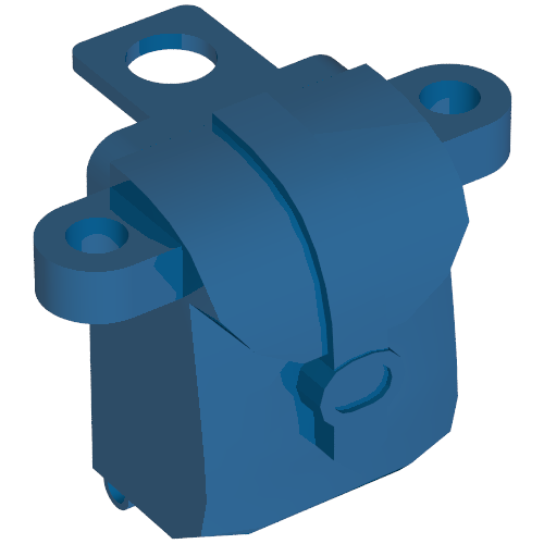 Minifig Neckwear Backpack [Opening] Blue