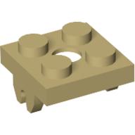 Magnet Holder Plate 2 × 2 Bottom Tan