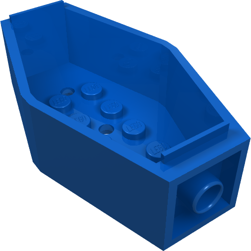 Sarcophagus / Coffin 2 × 4 × 6 Bottom Blau
