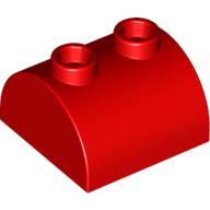 Brick Curved 2 × 2, Two Top Studs Rot