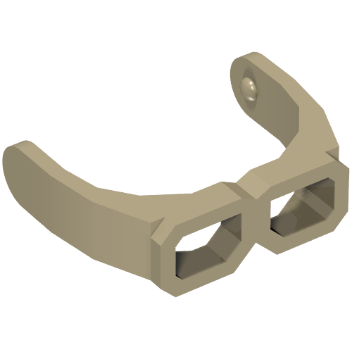 Headwear Accessory Glasses / Goggles Dark Tan