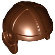 Hat / Helmet, Aviator Cap in Rotbraun