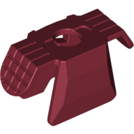 Minifig Neckwear Armour Ninja Style [Plain] Dunkelrot