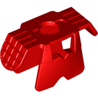 Minifig Neckwear Armour Ninja Style [Plain] in Rot