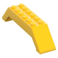 Brick Sloped 45° 10 × 2 × 2 Double Yellow