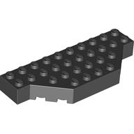 Brick Wedged 4 × 10 with Cut Corner Black