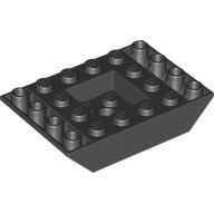 Brick Sloped Inverted 45° 6 × 4 Double with Recessed Center Black