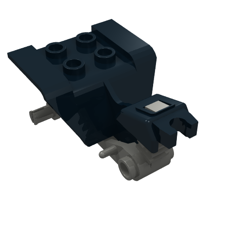 Vehicle Body, Tricycle Body Top with Dark Gray Chassis Schwarz