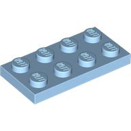Platte 2 × 4 Pastellblau