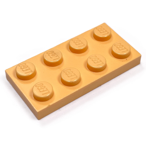 Plate 2 × 4 Warm Yellowish Orange