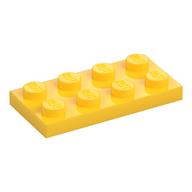 Platte 2 × 4 Gelb