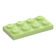 Plate 2 × 4 Yellowish Green