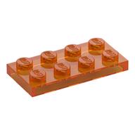 Plate 2 × 4 Trans-Orange