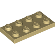 Plate 2 × 4 Tan