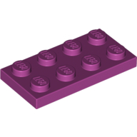 Plate 2 × 4 Magenta