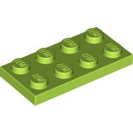 Plate 2 × 4 Lime