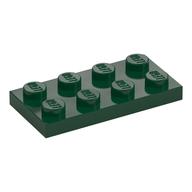 Platte 2 × 4 Dunkelgrün