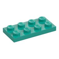 Plate 2 × 4 Dark Turquoise